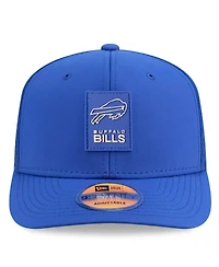 New Era Men's Royal Buffalo Bills 2025 Sideline 9SEVENTY Trucker Adjustable Hat