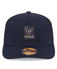 New Era Men's Navy Houston Texans 2025 Sideline 9SEVENTY Trucker Adjustable Hat