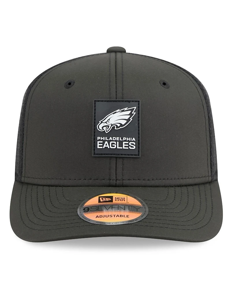 New Era Men's Philadelphia Eagles 2025 Sideline 9SEVENTY Trucker Adjustable Hat