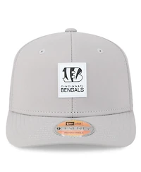 New Era Men's Gray Cincinnati Bengals 2025 Sideline 9SEVENTY Adjustable Trucker Hat
