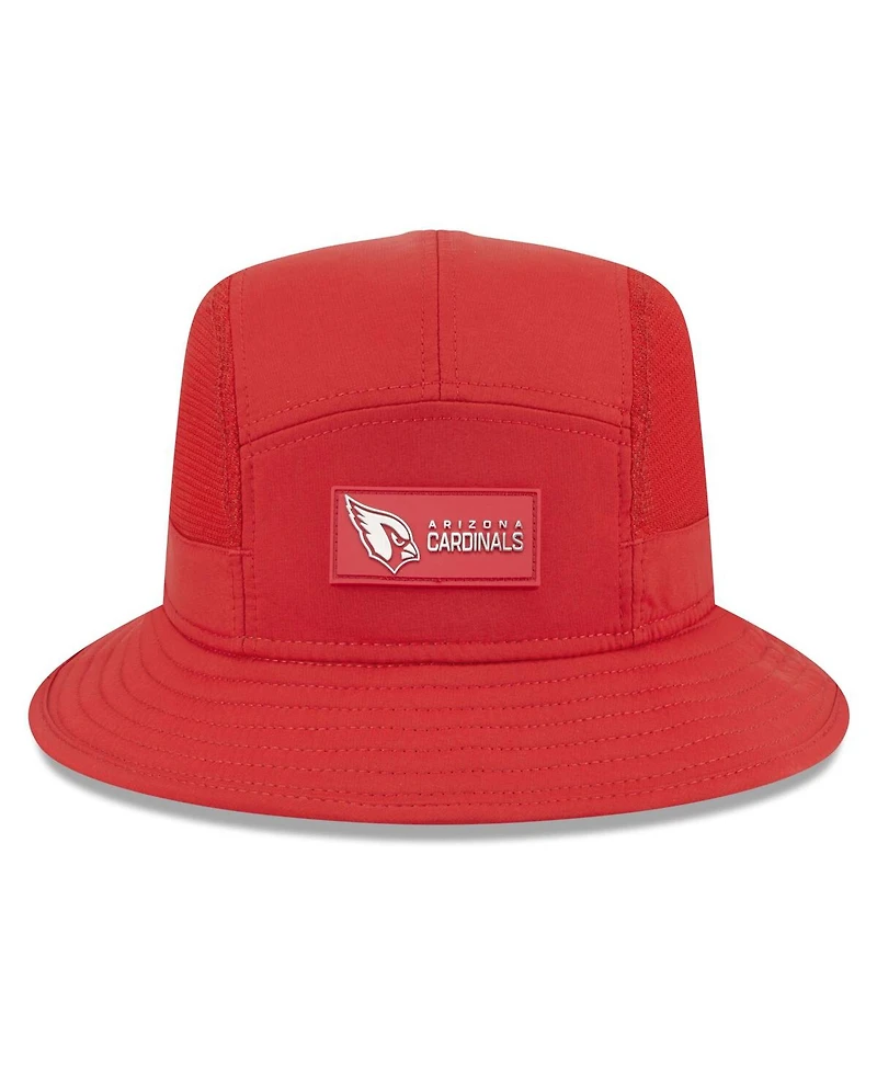 New Era Men's Cardinal Arizona Cardinals 2025 Sideline Bucket Hat