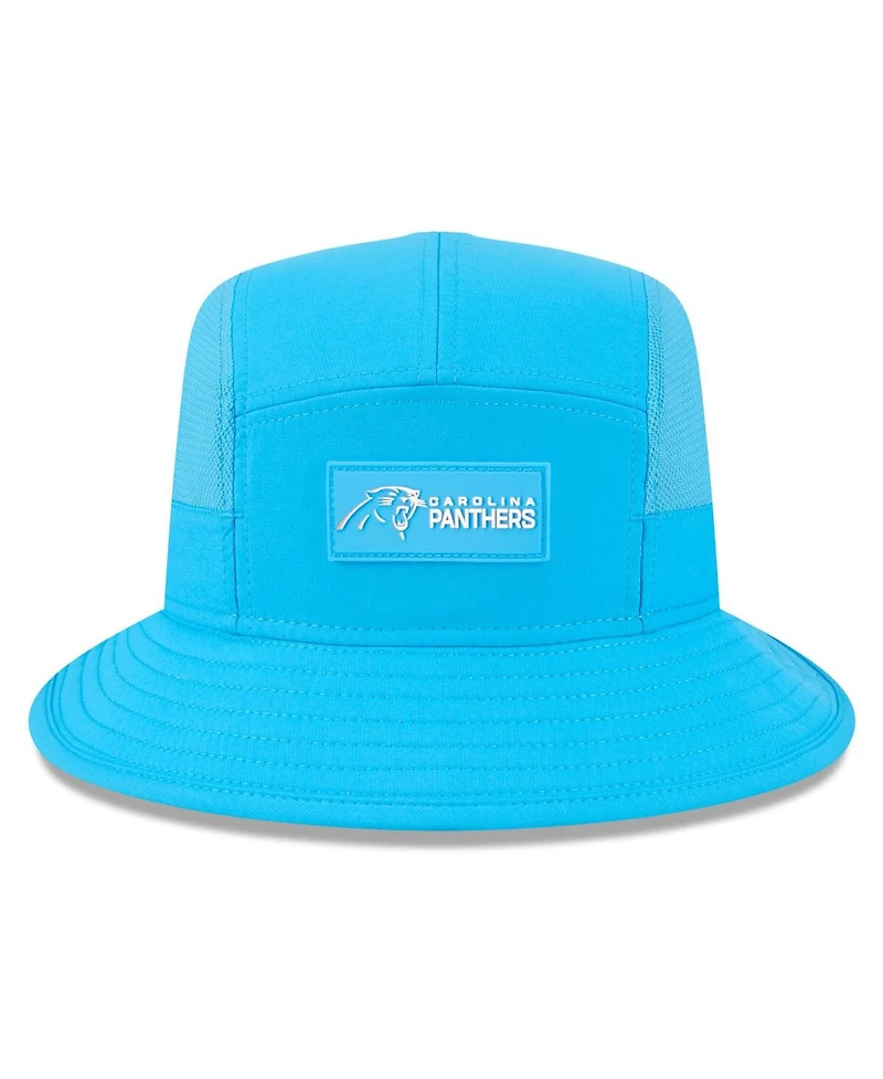 New Era Men's Blue Carolina Panthers 2025 Sideline Bucket Hat