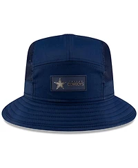 New Era Men's Navy Dallas Cowboys 2025 Sideline Bucket Hat