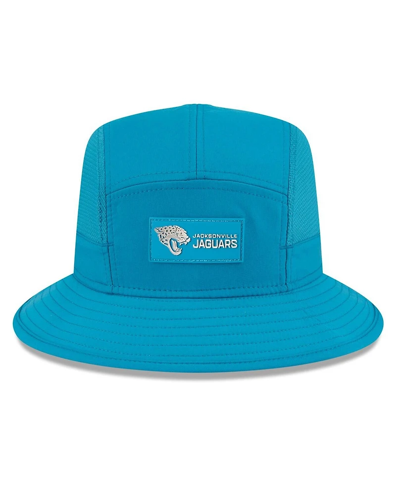 New Era Men's Teal Jacksonville Jaguars 2025 Sideline Bucket Hat