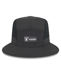 New Era Men's Black Las Vegas Raiders 2025 Sideline Bucket Hat
