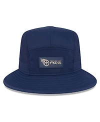 New Era Men's Navy Tennessee Titans 2025 Sideline Bucket Hat