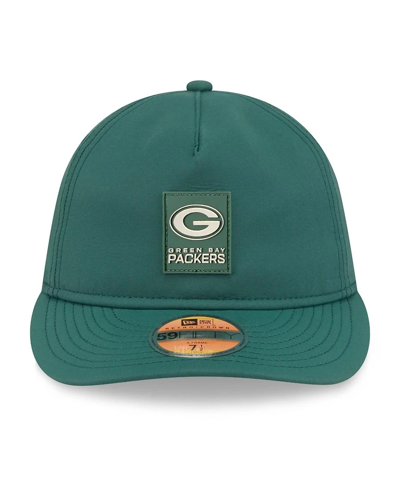 New Era Men's Green Bay Packers 2025 Sideline Retro Crown 59FIFTY Fitted Hat