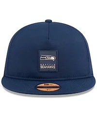 New Era Men's College Navy Seattle Seahawks 2025 Sideline Retro Crown 59FIFTY Fitted Hat