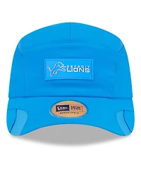 New Era Men's Blue Detroit Lions 2025 Sideline Runner Adjustable Hat