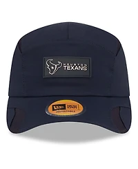New Era Men's Navy Houston Texans 2025 Sideline Runner Adjustable Hat