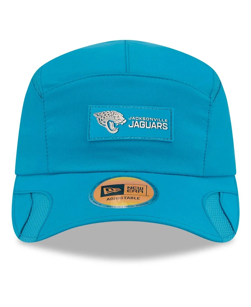 New Era Men's Teal Jacksonville Jaguars 2025 Sideline Runner Adjustable Hat