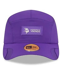 New Era Men's Purple Minnesota Vikings 2025 Sideline Runner Adjustable Hat