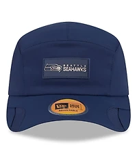 New Era Men's College Navy Seattle Seahawks 2025 Sideline Runner Adjustable Hat
