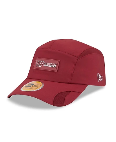 New Era Men's Burgundy Washington Commanders 2025 Sideline Runner Adjustable Hat
