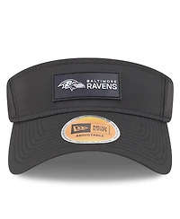 New Era Men's Black Baltimore Ravens 2025 Sideline Visor Hat