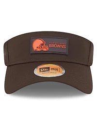 New Era Men's Brown Cleveland Browns 2025 Sideline Visor Hat