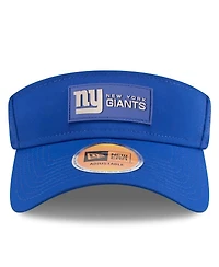 New Era Men's Royal New York Giants 2025 Sideline Visor Hat