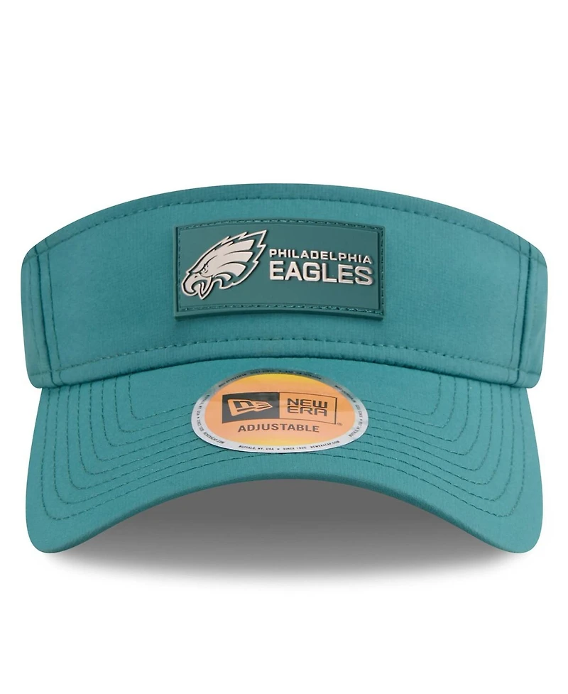 New Era Men's Midnight Green Philadelphia Eagles 2025 Sideline Visor Hat