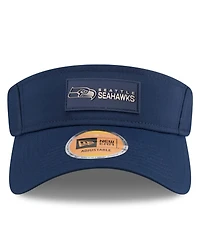 New Era Men's College Navy Seattle Seahawks 2025 Sideline Visor Hat