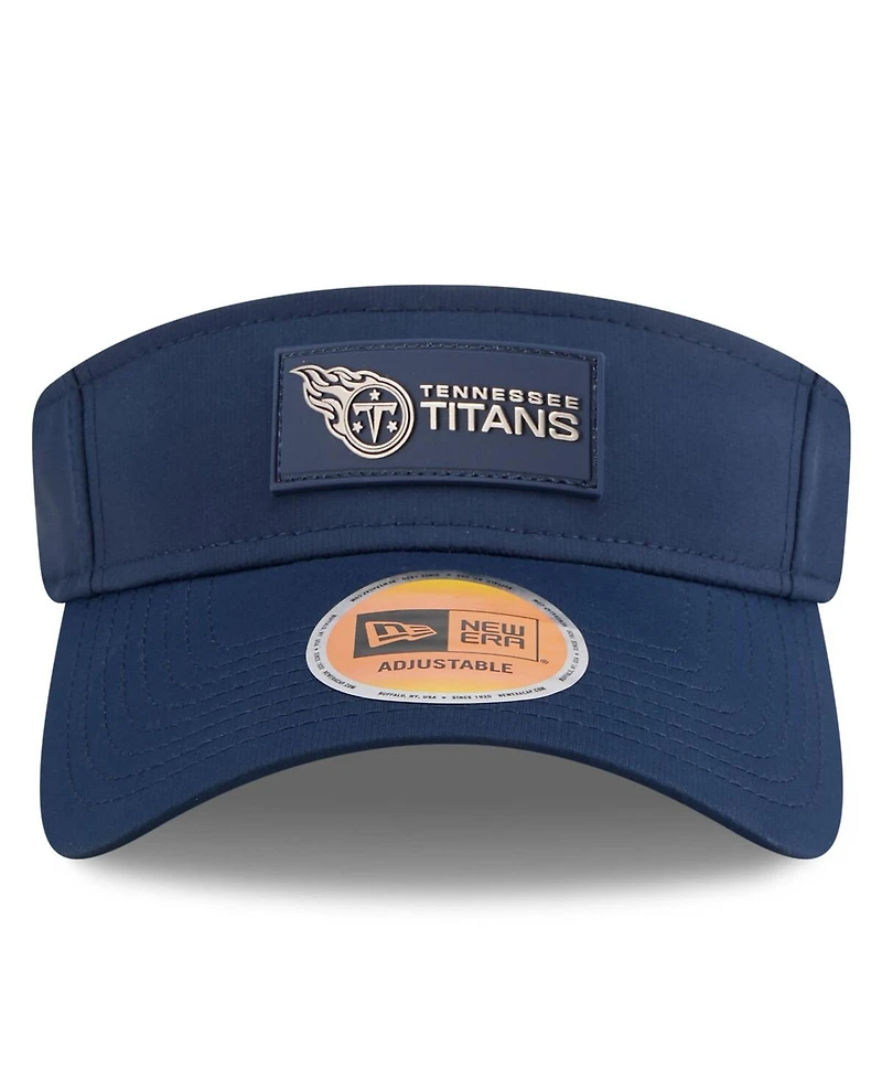 New Era Men's Navy Tennessee Titans 2025 Sideline Visor Hat