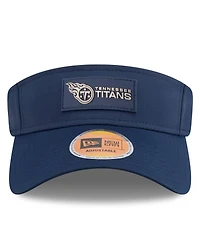 New Era Men's Navy Tennessee Titans 2025 Sideline Visor Hat