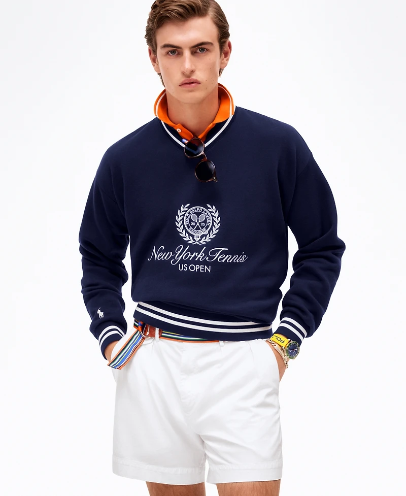 Polo Ralph Lauren Unisex Us Open Vintage-Fit Fleece Sweatshirt