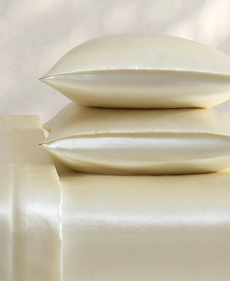 Jessica Simpson Silky Satin -Pc. Sheet Set