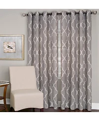 Elrene Home Fashions Medalia Geometric Window Curtain Panel
