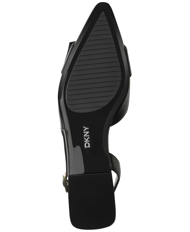 Dkny Women's Clemma Buckle Slingback Flats