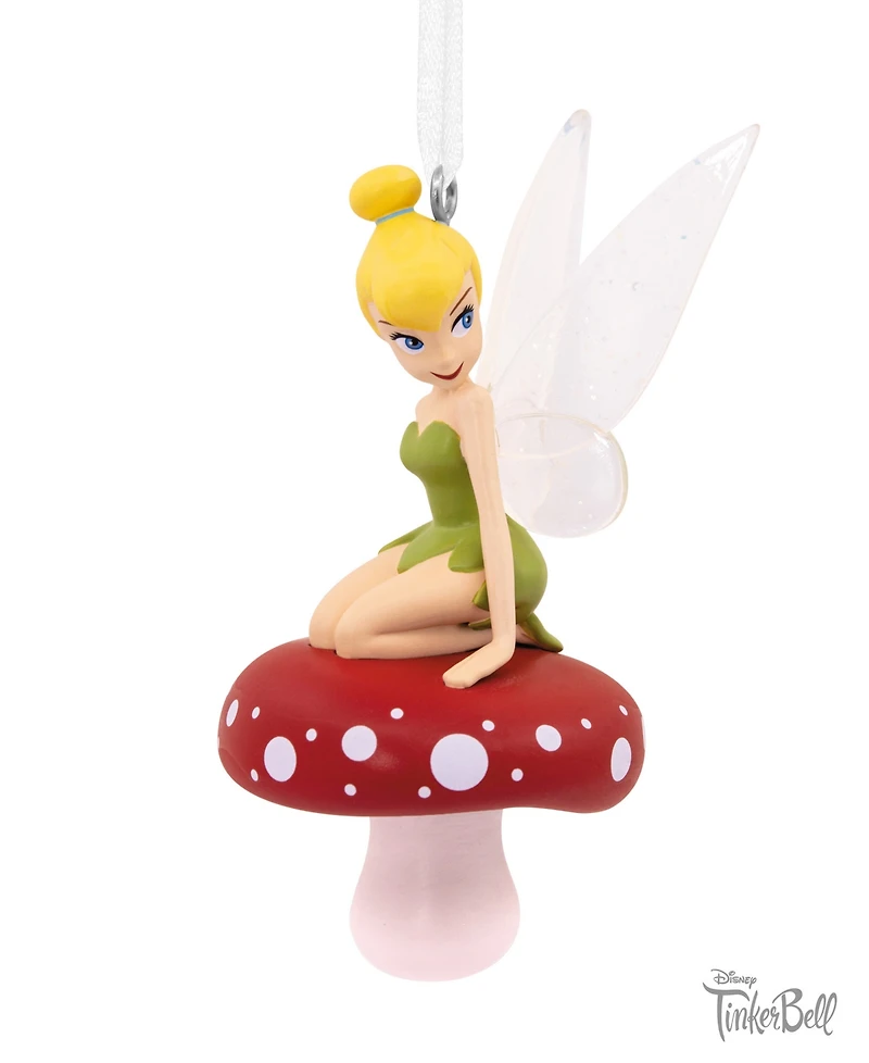 Hallmark Disney Tinker Bell on Mushroom Christmas Tree Ornament