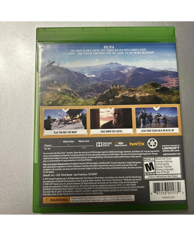Ubisoft Tom Clancy's Wildlands Replen Edition for Xbox One