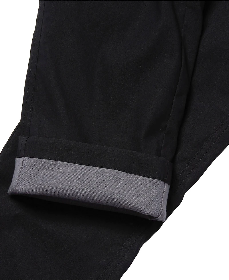 Lands' End Boys Iron Knee Stretch Jersey Lined Pull On Pants
