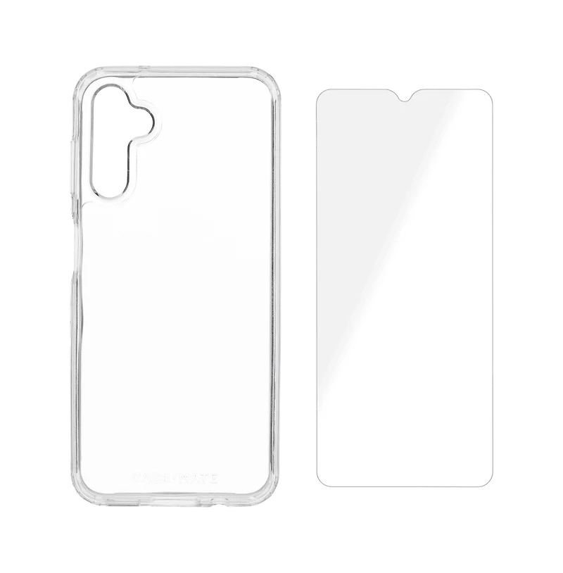 Case-Mate Protection Pack Tough Case and Glass Screen Protector for Samsung Galaxy A14 5G