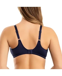 Parfait Women's Pearl Non-Padded Seamless Minimizer Bra, Navy, 42H