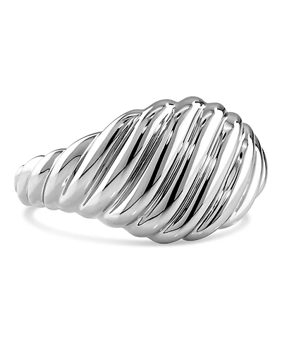 Devata Rope Ring Sterling Silver,