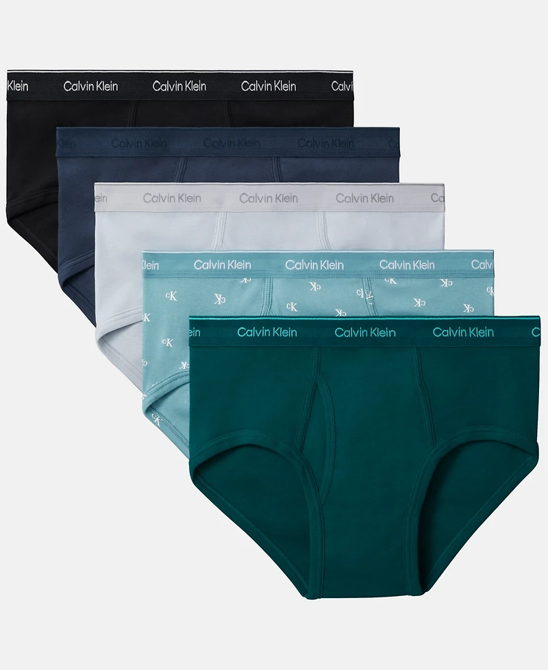 Calvin Klein Men's 5-Pack Cotton Classics Briefs Underwear