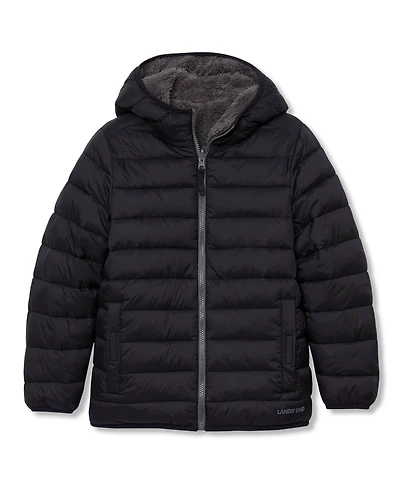 Lands' End Boys FeatherFree Reversible Hooded Jacket