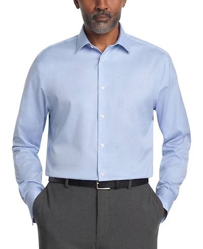 Calvin Klein Men's Refined Cotton Stretch Regular Fit Dress Shirt