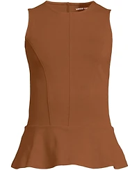 Lands' End Women's Sleeveless Starfish Peplum Top