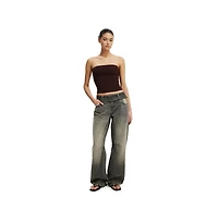 Cotton On Women's Low Barrel Jean