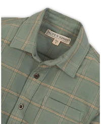 Hope & Henry Boys Long Sleeve Flannel Button Down Shirt