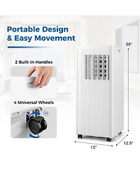 Gouun 10000 Btu Portable Air Conditioner Cools up to 350 Sq wth 24H Timer