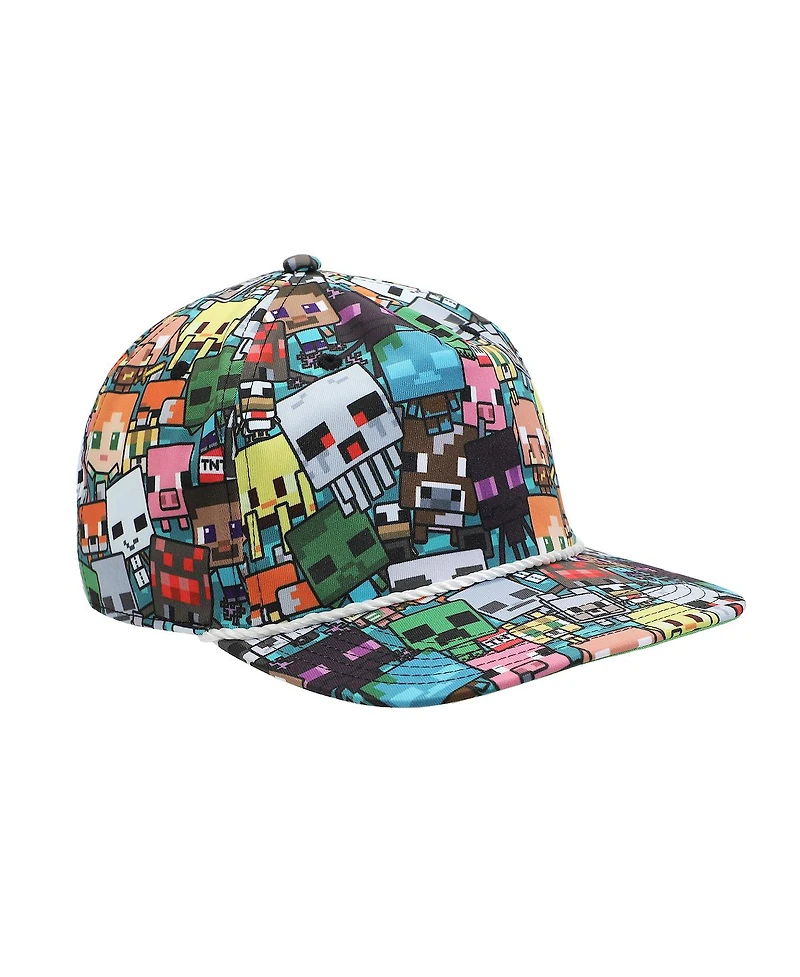 Minecraft Characters All-Over Print Snapback Hat