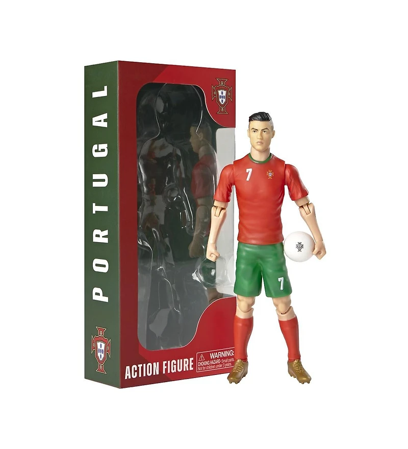 Banbo Toys Sockers Portugal Cristiano 8" Collectible Soccer Action Figure