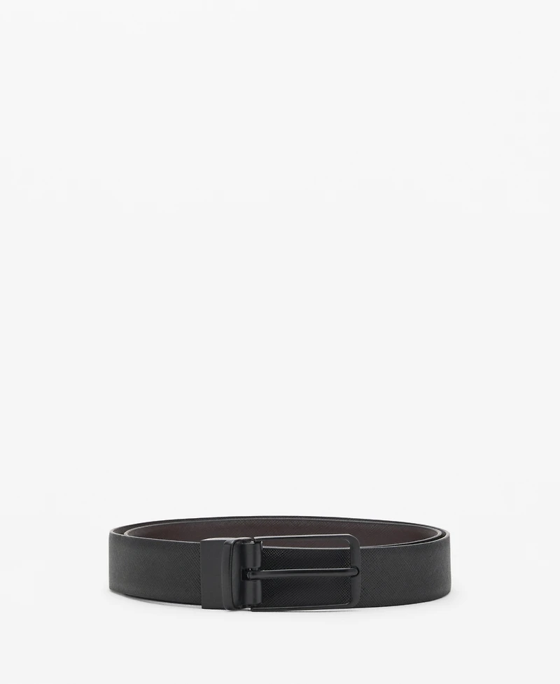 Mango Men's Leather Belt