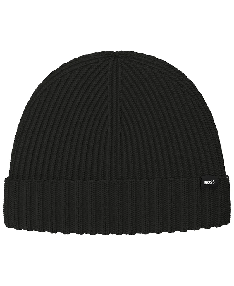 Hugo Boss Men's Ribbed Hat