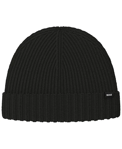Hugo Boss Men's Ribbed Hat