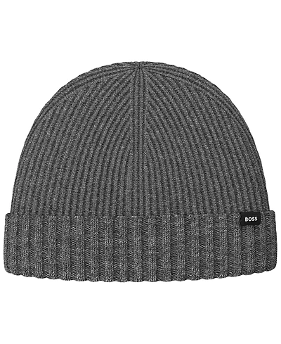 Hugo Boss Men's Ribbed Hat