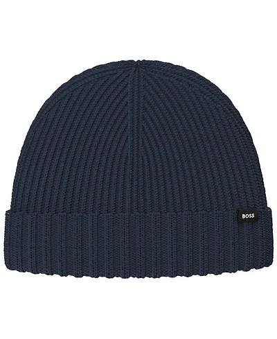 Hugo Boss Men's Ribbed Hat