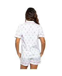 Sant and Abel Women's Golf Short Pj Set